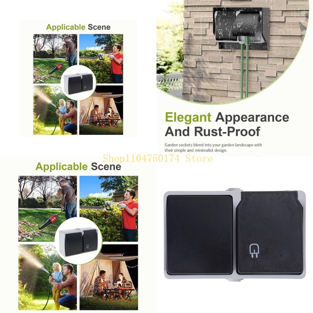 Outdoor Power Outlet Install - Presa esterna impermeabile con superficie copertura
