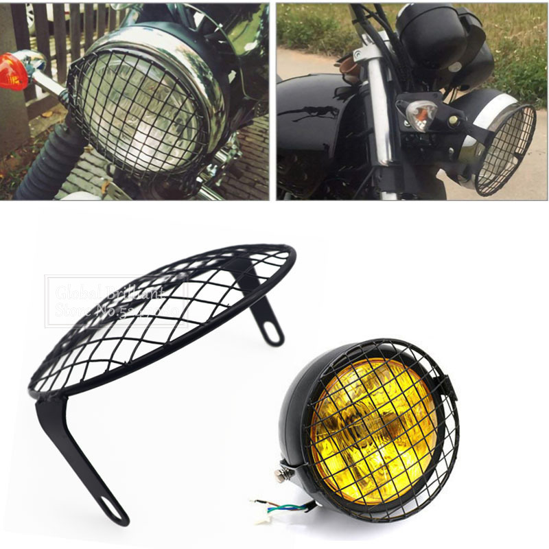 Outdoor Power Xtreme - Universale 7 pollici stile retrò moto