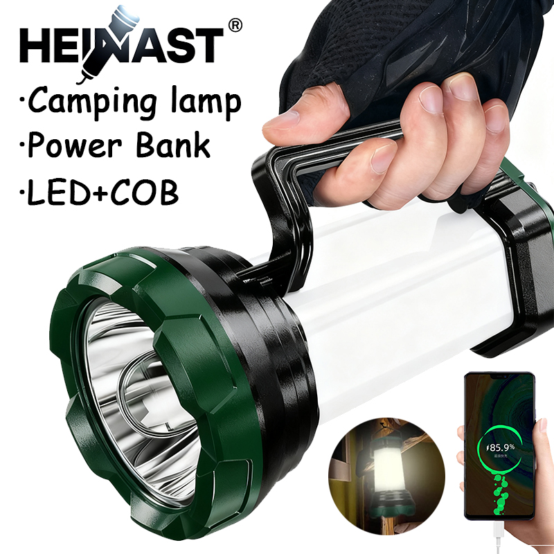 Outdoor Powerbank - Torcia portatile potente a LED con