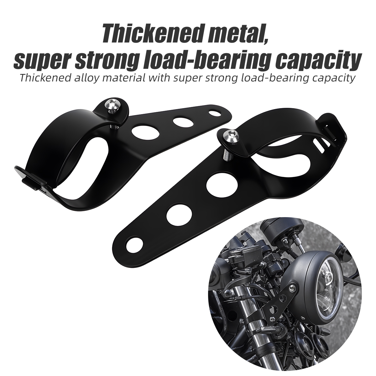 Outdoor Power Xtreme - Supporto Universale per Faro Moto 28-36mm