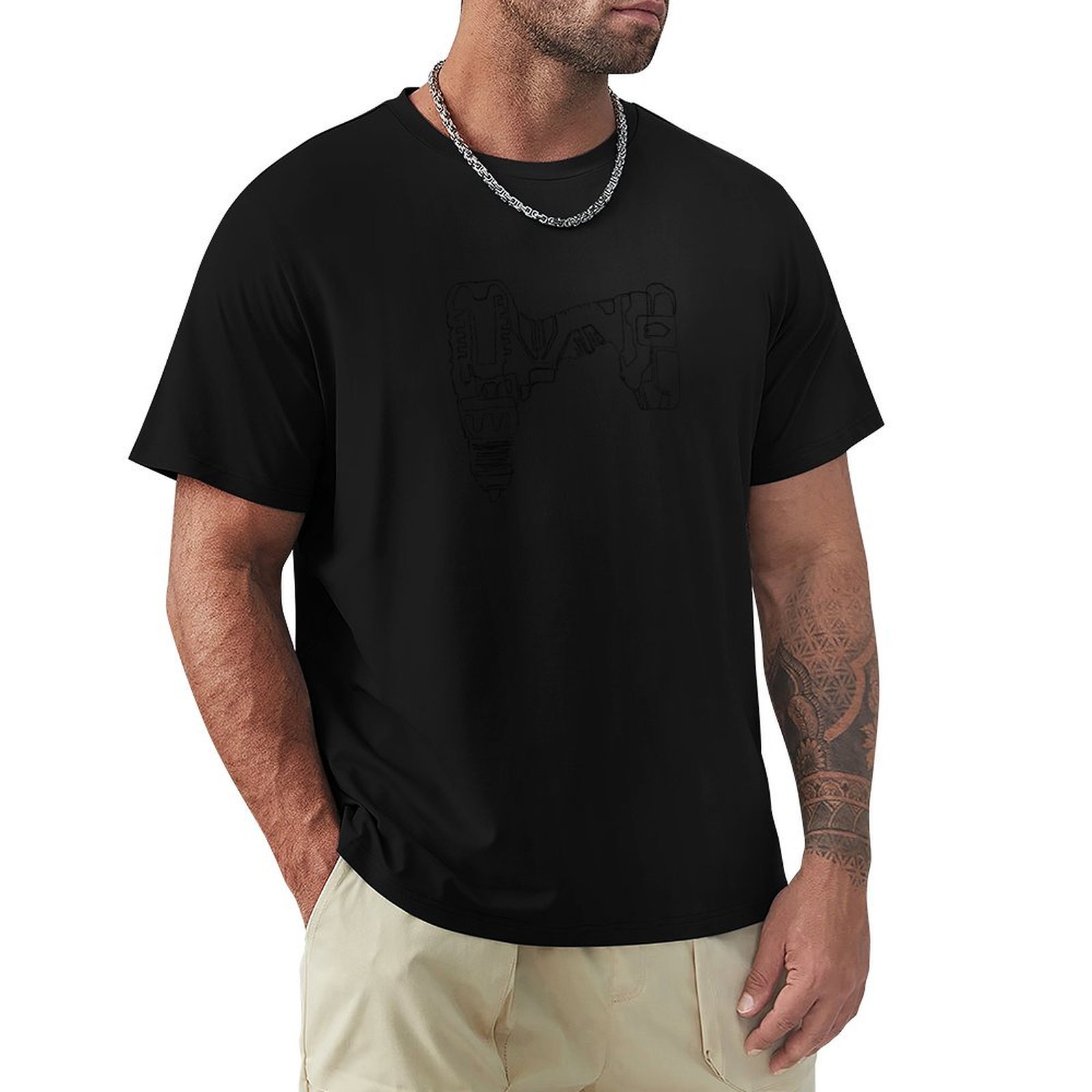 Outdoor Power Not Working - T-shirt Power Drill da lavoro all'aperto