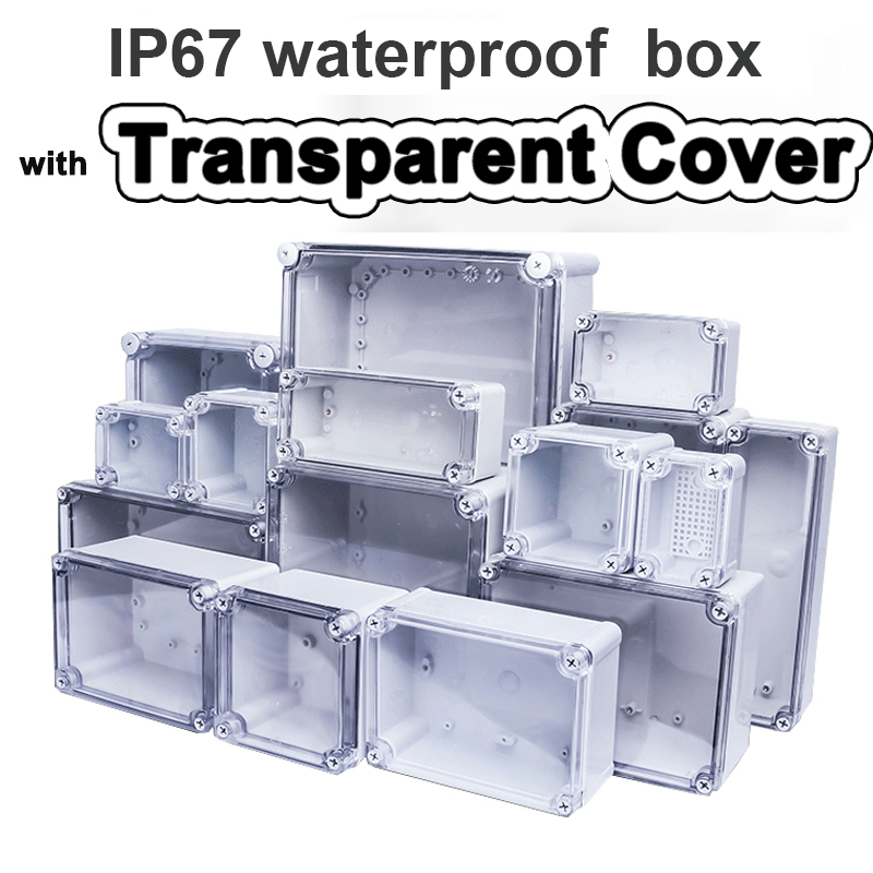Outdoor Power Board Box - Scatola impermeabile trasparente di tipo F