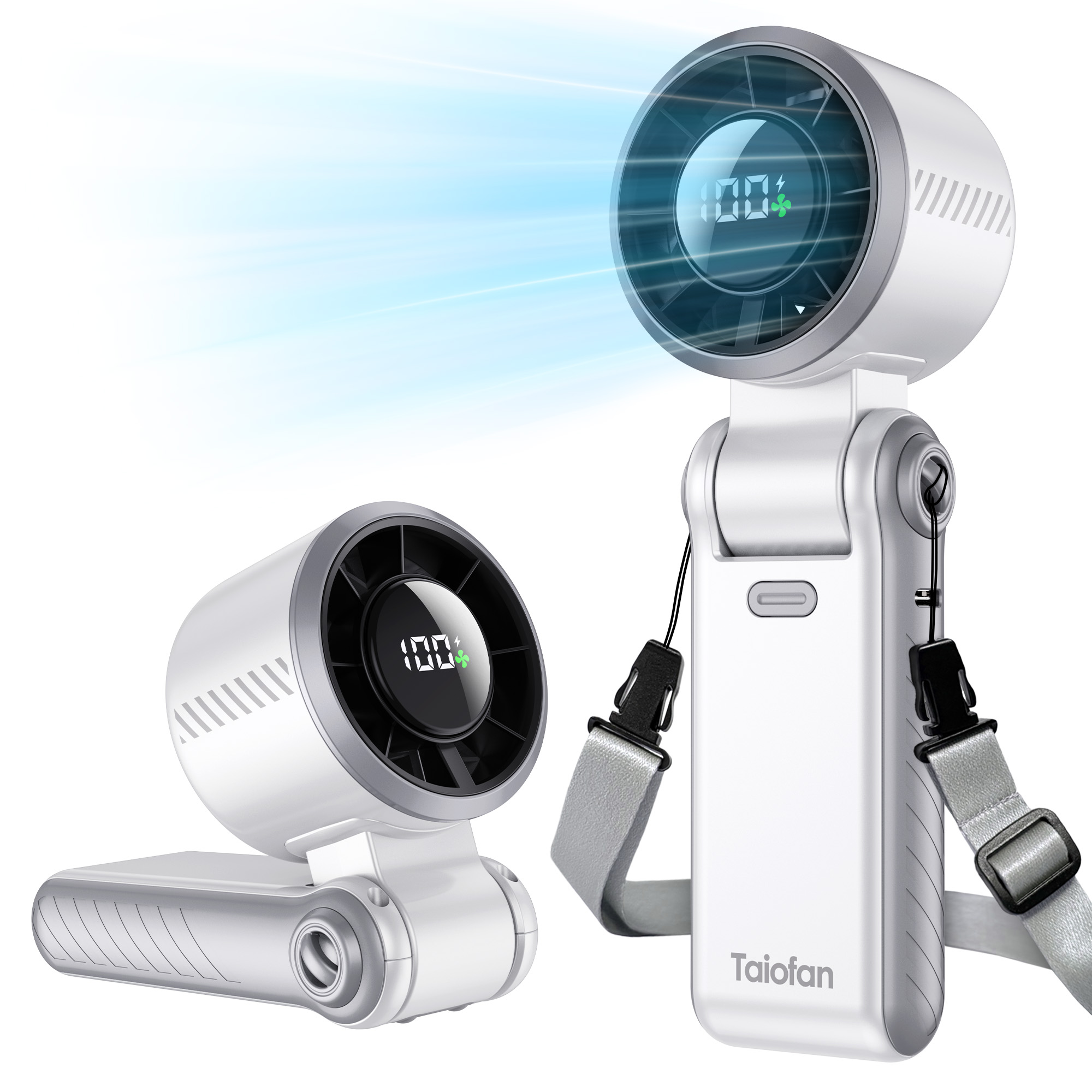 Outdoor Power Inc - Con una ventola portatile a cintura,