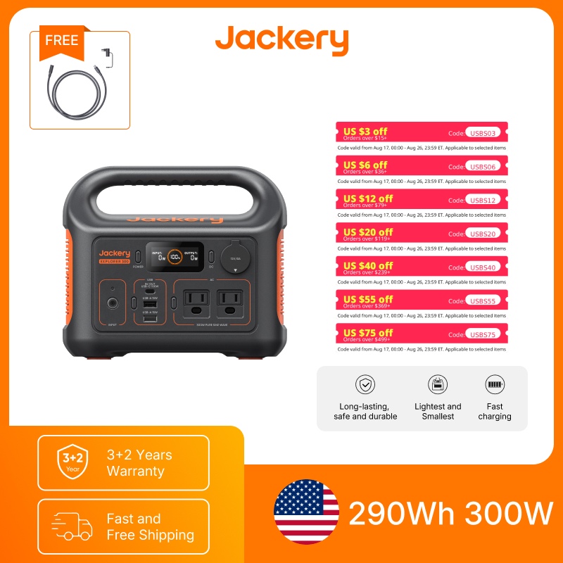 Outdoor Power Source - Jackery Stazione di Alimentazione Portatile Explorer