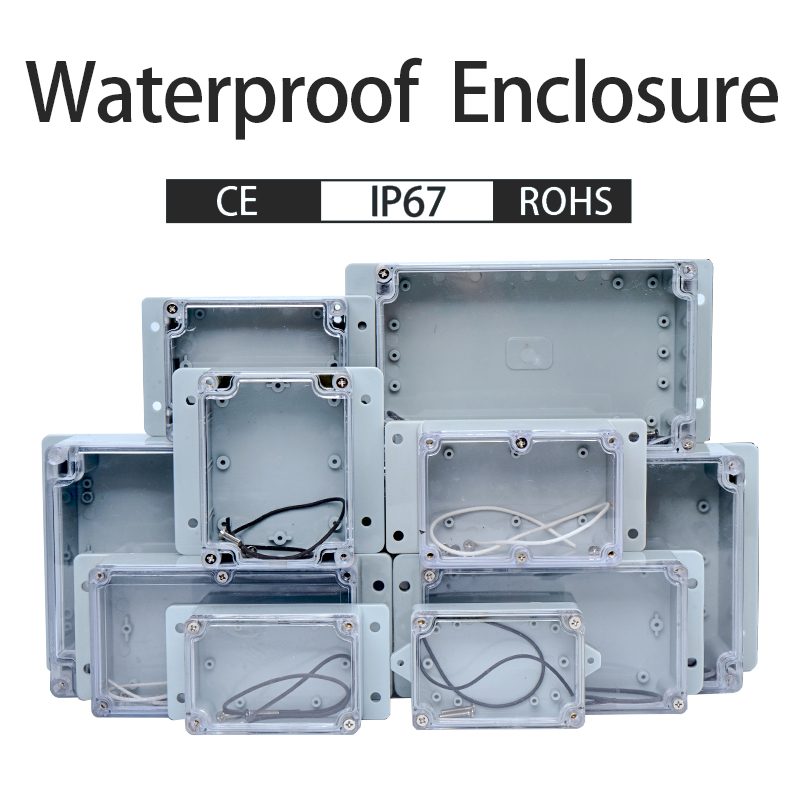 Outdoor Power Board Box - Scatola trasparente in plastica IP67 Custodia