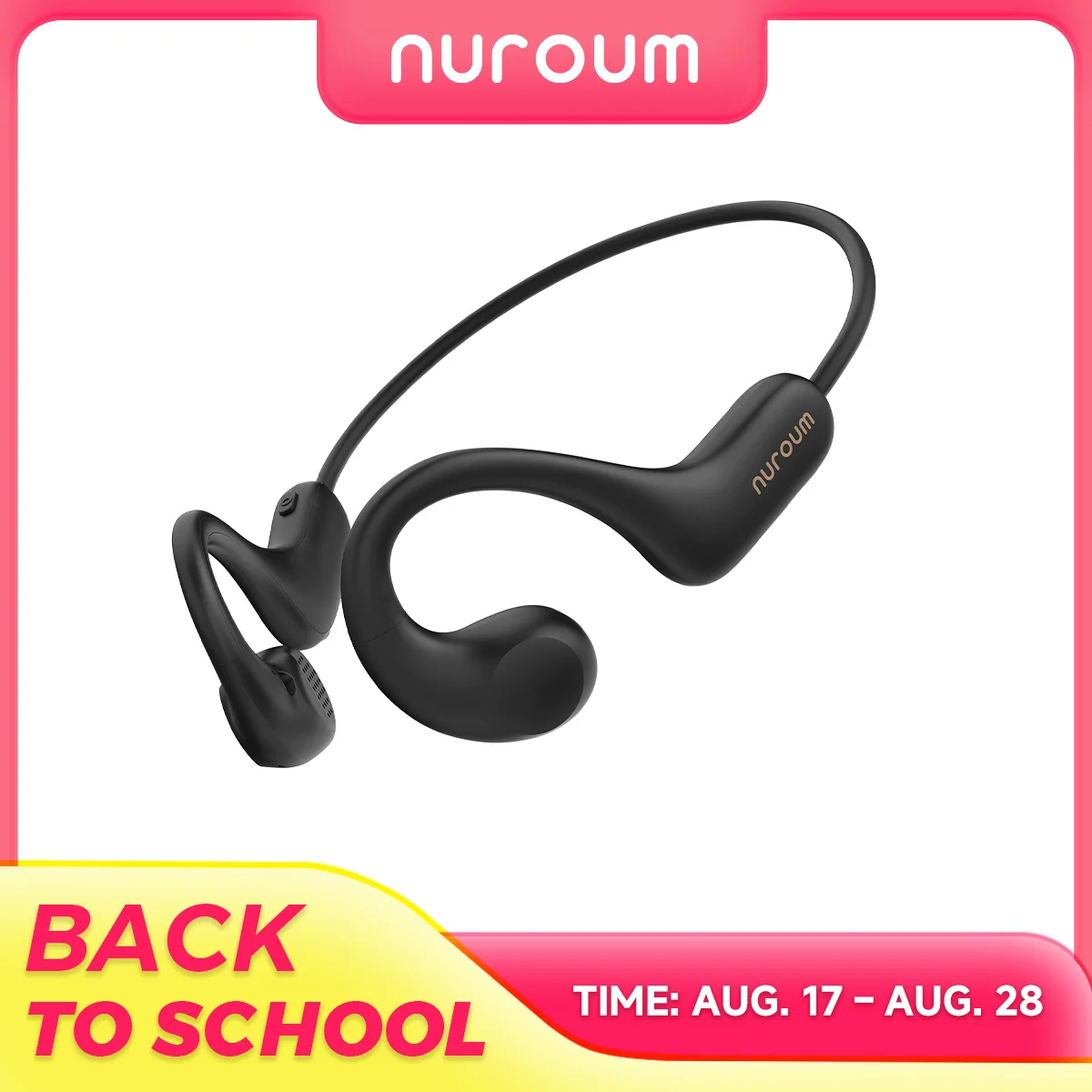 Outdoor Power Adapter Usb - Auricolare Bluetooth NUROUM, Cuffie Wireless da