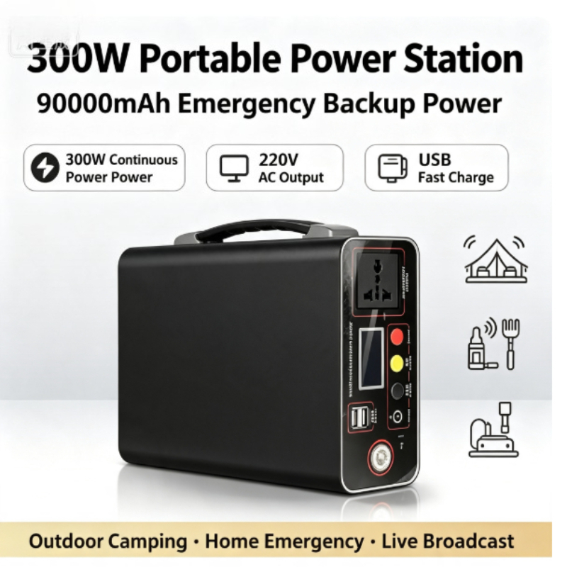 Outdoor Power And Plant - Centrale Elettrica Portatile 300W 220V, 333Wh,