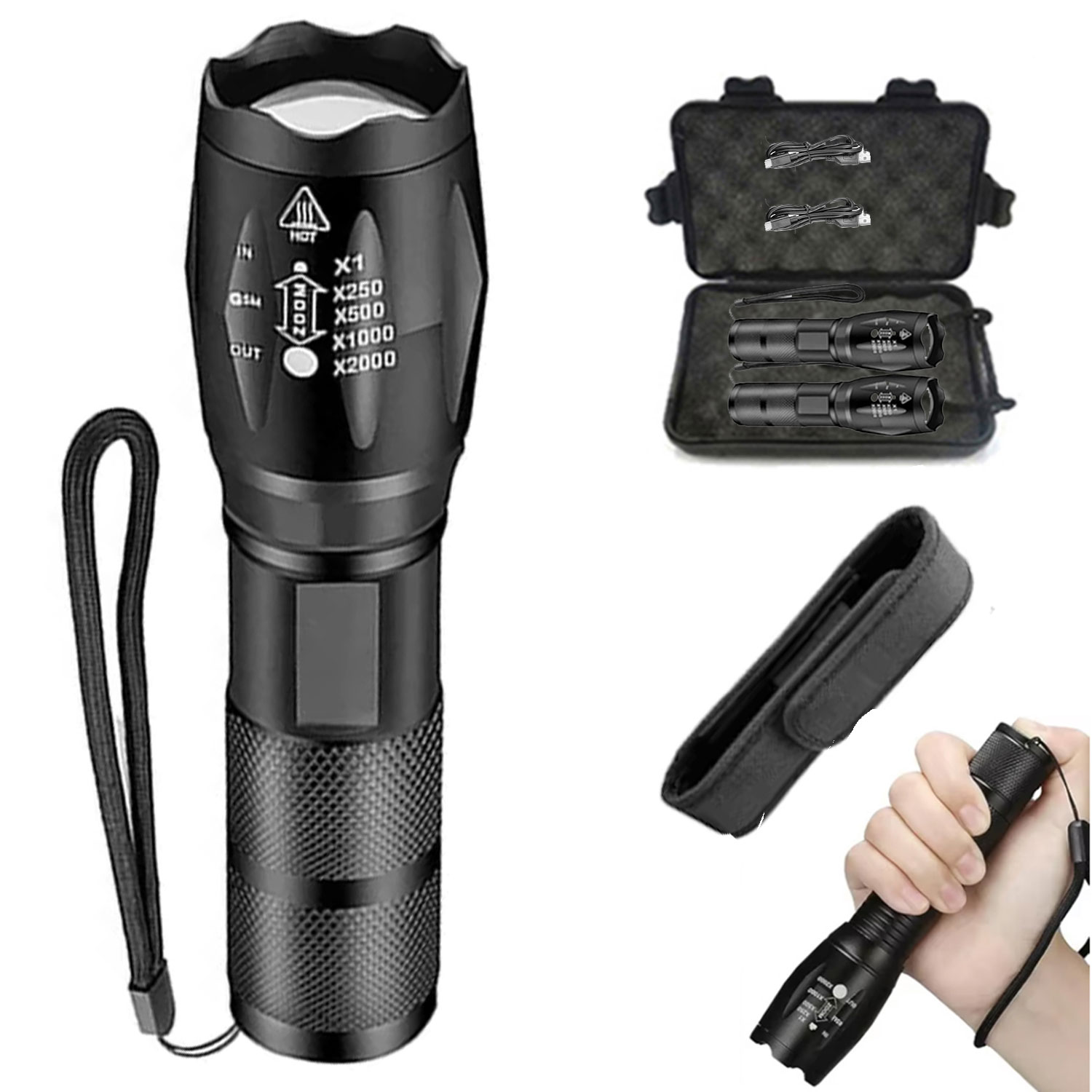Outdoor Power Not Working - Potente torcia a LED Torcia portatile