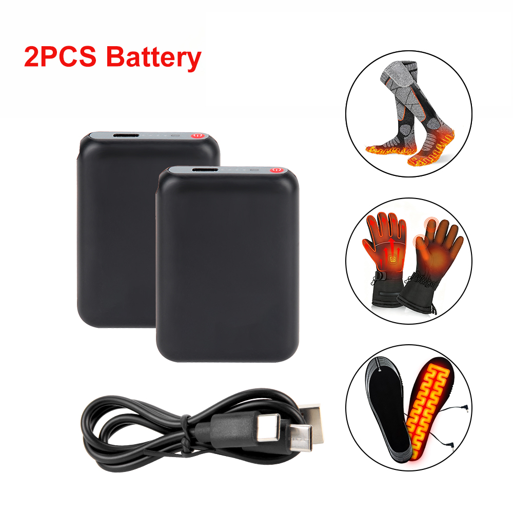 Outdoor Power Inc - Batteria 5V 6000mAh per Calzini Riscaldati,