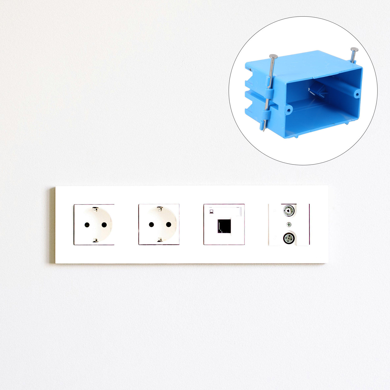 Outdoor Power Outlet Install - Scatola per prese elettriche da esterno