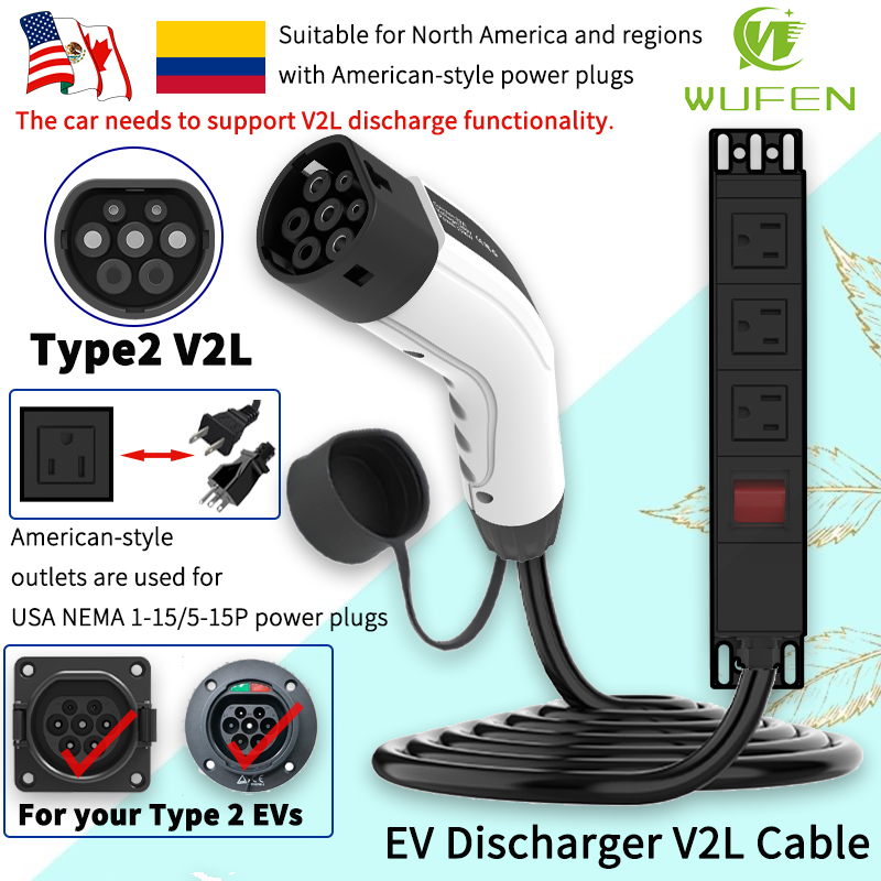 Outdoor Power Inc - WUFEN Cavo portatile tipo 2 V2L
