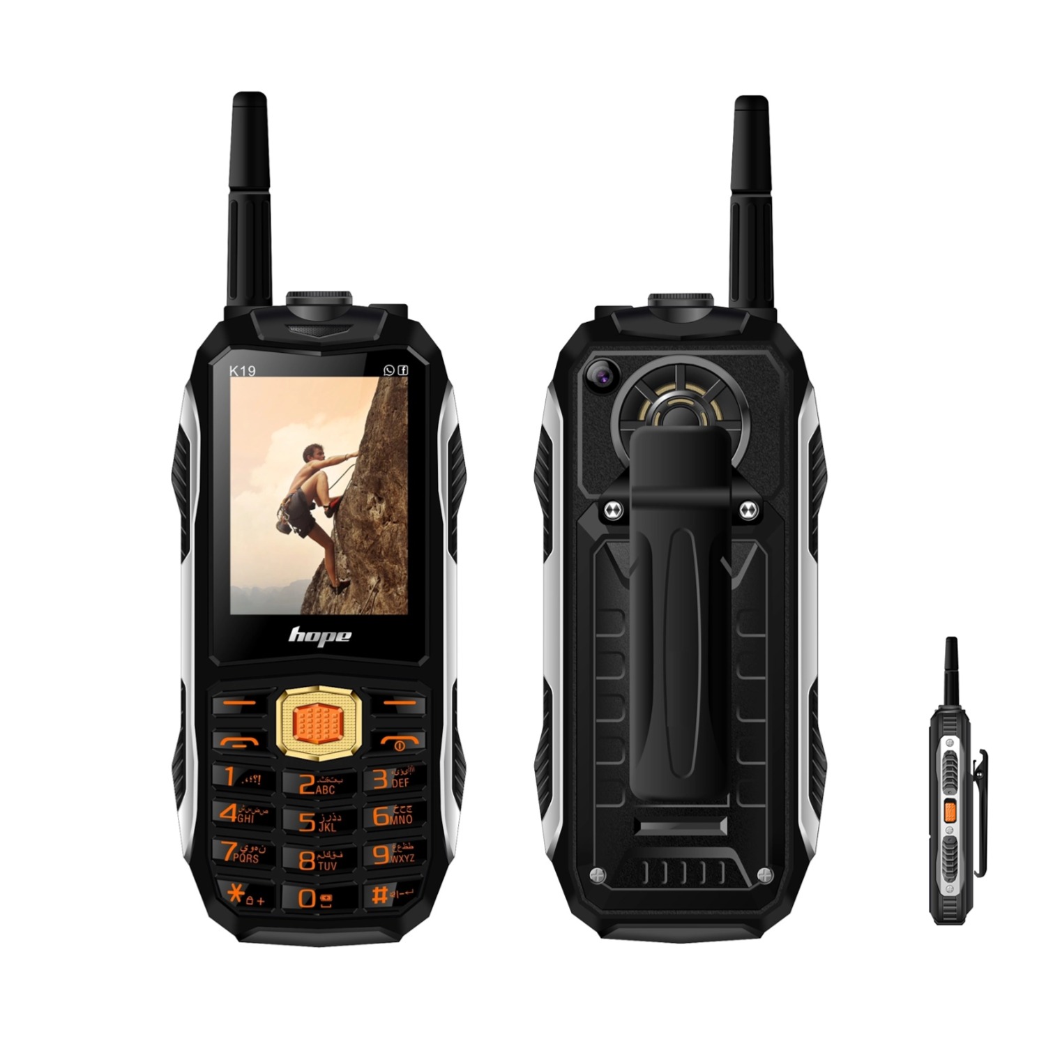 Outdoor Power Hub - Caratteristica robusta Telefono 4 SIM Batteria