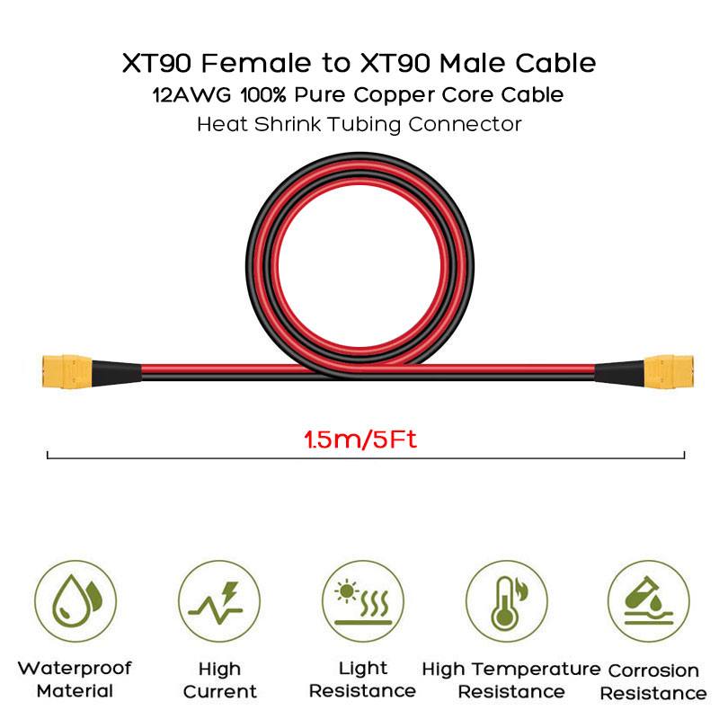 Cavo da XT90 Maschio a XT90 Fe - Outdoor Power Station recensione e prezzo