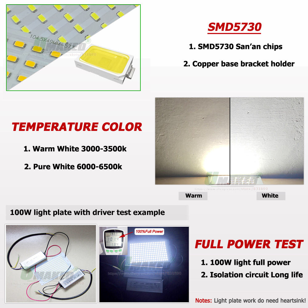 Full Power 300W LED PCB Plate  - Outdoor Power Source recensione e prezzo