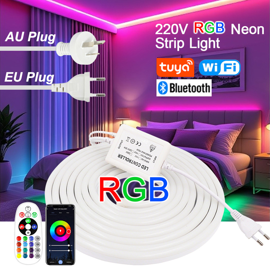 Striscia LED Neon RGB 220V con - Outdoor Power Hub recensione e prezzo