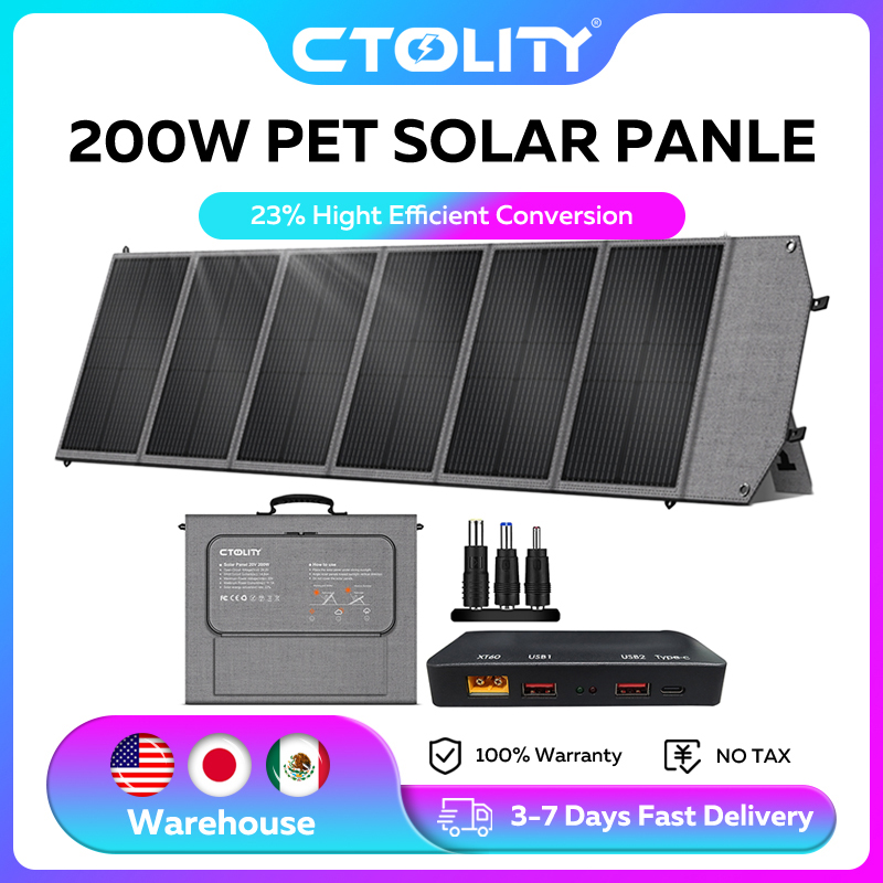 CTOLITY Pannello Solare 200W 2 - Outdoor Usb Power Outlet recensione e prezzo