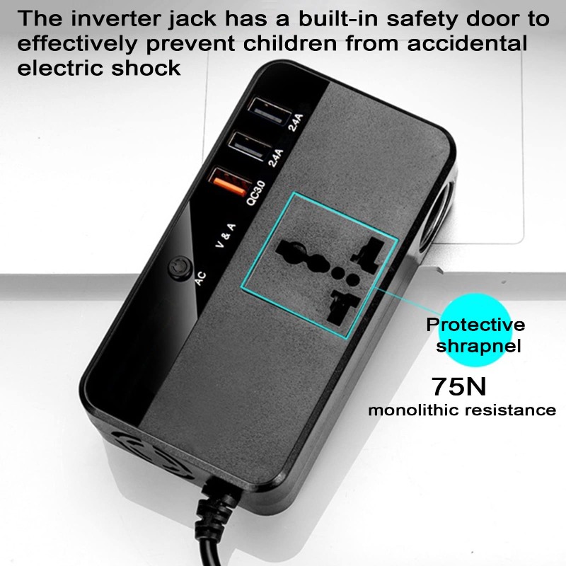 Inverter per Auto Portatile da - Outdoor Power Adapter Usb recensione e prezzo