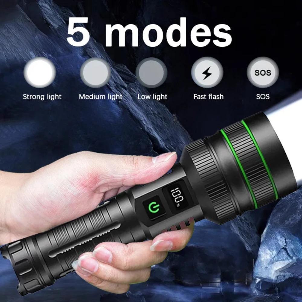 Potente torcia a LED zoomabile - Outdoor Powerbank recensione e prezzo