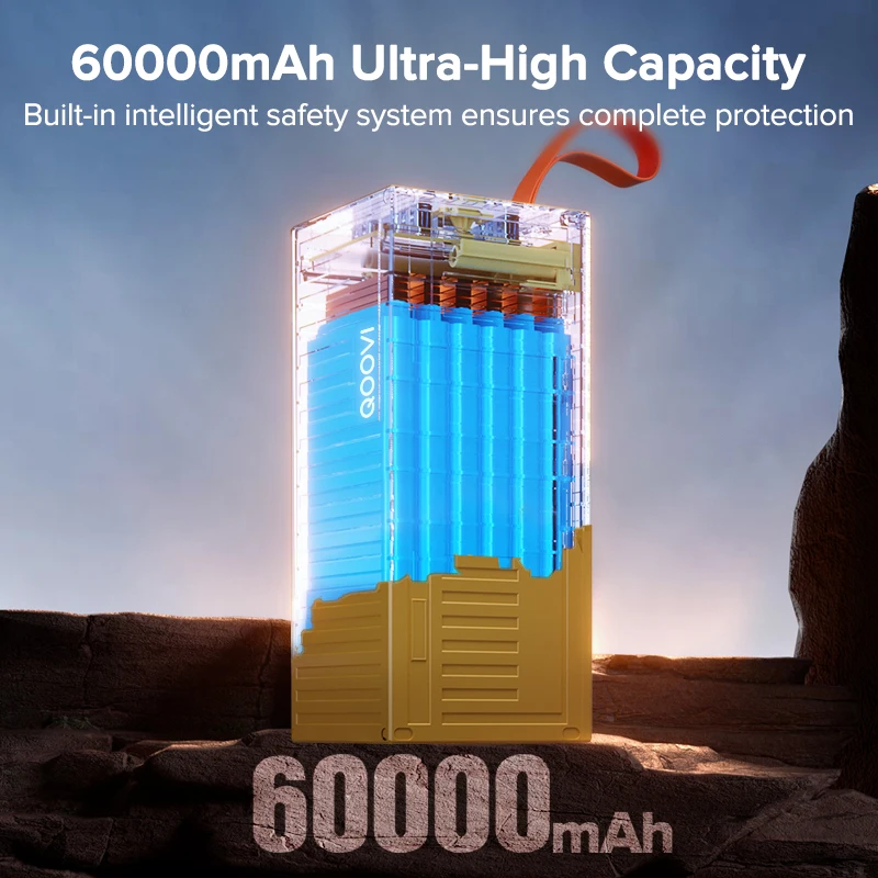 QOOVI 60000mAh Power Bank 22.5 - Outdoor Usb Power Outlet recensione e prezzo
